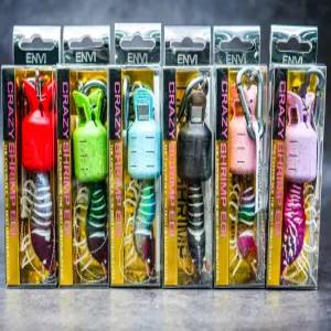 엔비TC 크레이지 쉬림프 에기 새우 모양 가성비 두족류 에기 (훅 캡 포함)