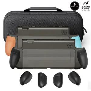 닌텐도 스위치2 케이스 스컬앤코 네오아머 그립케이스 맥스캐리 파우치 세트