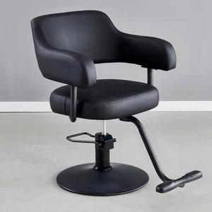 미용실 의자 이발소 메이크업샵 체어 바버샵 블랙 리프팅 등받이 메이크업 높이 메이크업의자