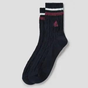 [AK수원점] [빈폴] 남녀공용 케이블 중목 양말 - 네이비 BE51KTM12R 022(여성)