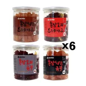 뉴트리오 홍삼간식 300g X6 애견 육포 건조간식 칭찬
