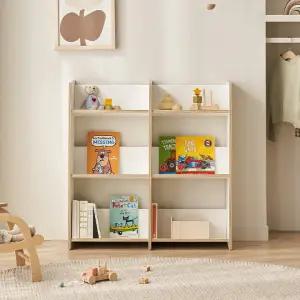 [단독첫행사판매]키디즈 850 3단 더블 책장 E0등급 어린이 책꽂이