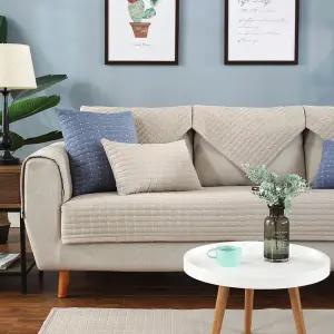 러빙랩 심플리스 순면 쇼파패드 1인용 소파 90x90cm