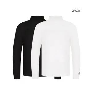 [까스텔바작] 남성 하이넥 베이스레이어 티셔츠 2PACK_BGDFTL403WH