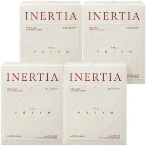이너시아 더 샘방지 저자극 안심 프리즘 생리대 날개형 대형 10개입 4개