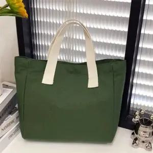 토트백 에코백 무지 가방 캔버스 토드형 개 카키