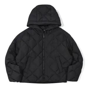 [롯데백화점]오닐아웃도어 여성 헬렌 덕다운 후디 숏 점퍼 OWDLN8103-199