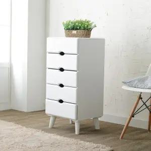 우아미가구 하슬 미니 5단 서랍장