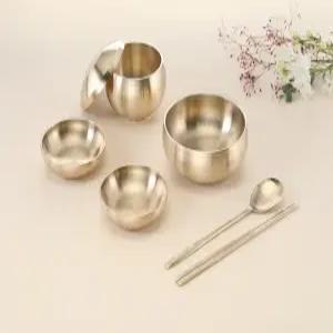 화담 방짜 유기 1인 단반상기 나홀로집에 혼밥 세트