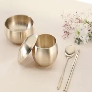 화담 방짜 유기 신옥식기 뚜껑 신옥대접/항균99.9%