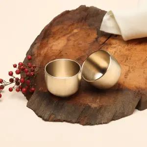 화담 방짜 유기 소주잔1p 이슬잔 술잔 자체살균 항균