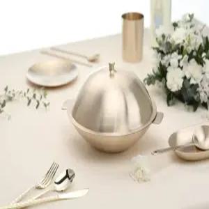 화담 방짜 유기 스티머 수육기 전골 냄비 항균력99.9%