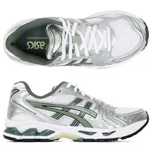 아식스 25FW 화이트 슬레이트그레이 젤 카야노 14 스니커즈 1201A019 107