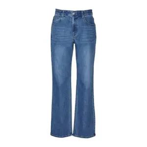 [롯데백화점]뱅뱅 남녀공용 속밴드 루즈핏 스판 청바지 NQL780