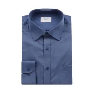 갤러리아 (긴소매 일반핏) 링클프리 뱀부 트윌 스판 솔리드셔츠 RPFSG0003DB