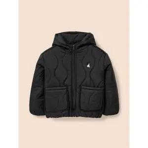 [BEANPOLE KIDS] 항아리 퀼팅 후드 패딩 점퍼 블랙 (BI5938U045)