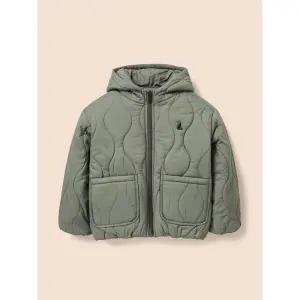 [BEANPOLE KIDS] 항아리 퀼팅 후드 패딩 점퍼 카키 (BI5938U04H)