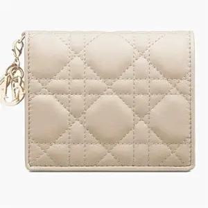 디올 레이디 디올 미니지갑 샌드컬러 S0178ONMJ