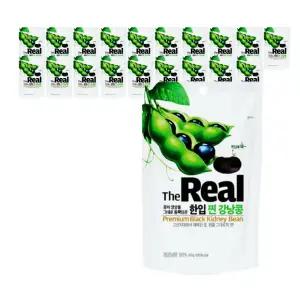 더리얼 한입 찐 강낭콩 80g  20개입(1box) 사무실 간식,찐콩 영양간식 단백질 식사대용