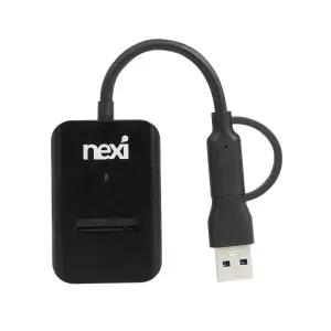 SNX1457 USB3.1 C타입 A타입 멀티 M.2 NVMe SSD 도킹스테이션 리더기 Gen2 10Gbps