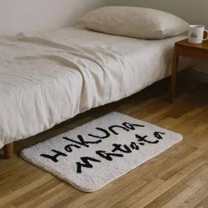 두텁고 부드러운 발매트 침실 주방 현관 욕실 매트 미끄럼방지 (WFJKZKJ)