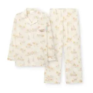 [오르시떼](센텀시티점)남성 G010 뉴욕스케치 긴소매 파자마 세트