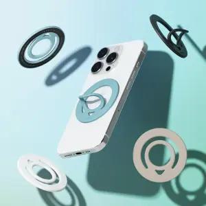 링케 맥세이프 듀얼 마그네틱 실리콘 링 양면 자석 그립 톡 홀더 핑거