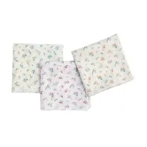 국산 HG38 가제 면 큰 손수건 미니가든 여자 여성 등산 단체 선물 답례품 꽃무늬