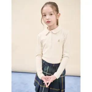 [BEANPOLE KIDS] [BEANPOLE KIDS] [BEANPOLE KIDS] 케이블 패턴 저지 블라우스  아이보리 (BI5941G030) (BI5941G030) (BI5941G030)