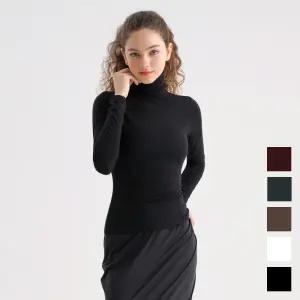 스컬피그 모달 하이넥 롱 슬리브 (5컬러)