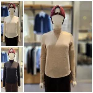 [폴햄][POLHAM]여성 스웨터라이크 모크넥 티셔츠 3컬러 PHF4TU2020