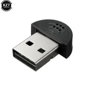 무선헤드마이크 슈퍼 미니 USB 20 마이크 오디오 어댑터 휴대용 스튜디오 음성 드라이버 노트북노트북MSNSk