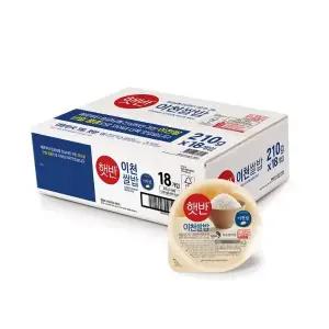 햇반 이천 쌀밥 210g x 18개