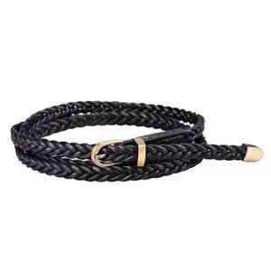 벨트 끈 허리띠 여자 가는슬림 끈벨트