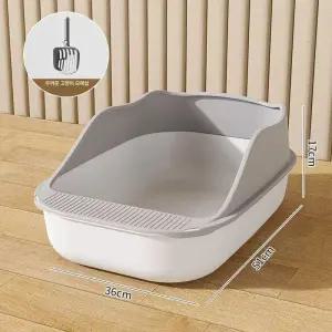 고양이화장실특대 모래통 높은 배변통 대형 특대형