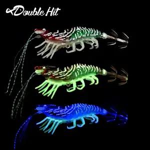 더블히트 리얼 수평 UV 쉬림프 에기 두족류 갑오징어 쭈꾸미 낚시