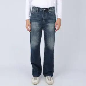 [플랙진]플랙 남성 청바지 빈티지 스트레이트 미디엄블루 PJTF5SZM015