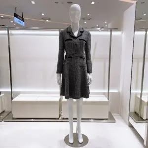 [AK수원점] [비지트인뉴욕] 컬러블록 벨티드 원피스 VA9OP14