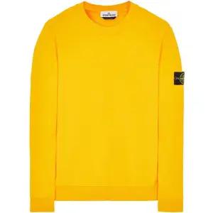 [명품] 22FW 771563020 V0030 와펜패치 크루넥 맨투맨 옐로우 남성 맨투맨