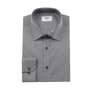 갤러리아 (긴소매 슬림핏) 클래식한 스판소재 미니멀 핀체크 셔츠 RPFSL0130DG