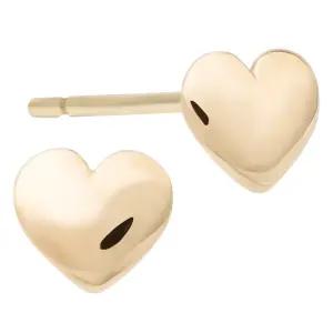 14K GOLD 러브미 하트 미니 금 귀걸이