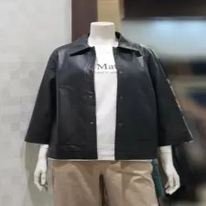 [벨라디터치] V9F3JK41 블랙 가죽 재킷