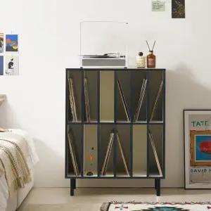 보루네오 마르체 네이브 모듈 레코드 2단 LP수납장 책장 800 BGW341C (착불)