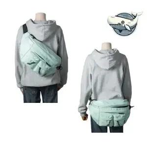 여행용 경량 슬링백 캐주얼 힙색 다용도 바디크로스백 여행가방 어깨가방 여성슬링백 남성슬링백