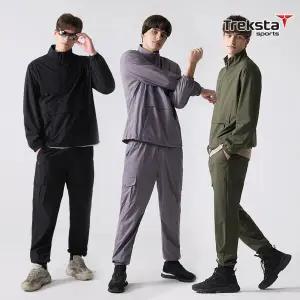 트렉스타 25FW 남성 이지 아노락 재킷 팬츠 셋업 2종
