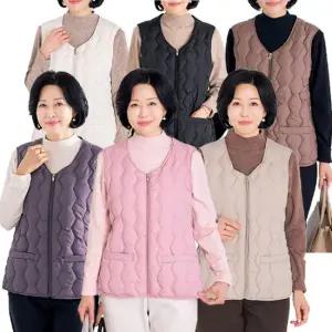 [엄마옷 로즈맘] 리연누빔패딩조끼