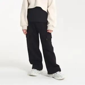 [인디고뱅크키즈] 기모 밑단 스트링 카고 와이드 팬츠 IKTM24T01_7358