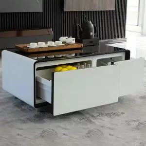 서랍형술냉장고 냉장고테이블 집영화관 흑백 냉장