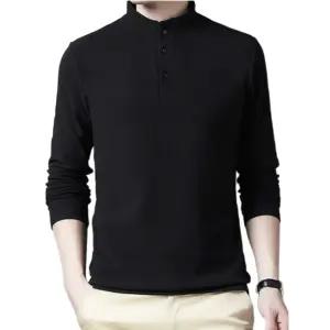 보너게인 남성 의류 남자 반폴라 목티 차이나 카라 긴팔티 겨울 이너티 롱슬리브 긴팔 티셔츠