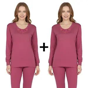 [BYC]DCS5094_2S 여자 양면 60수 동내의 2세트